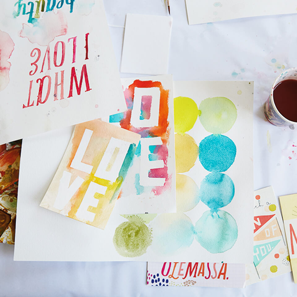 WATERCOLOR LETTERING: FOUR TECHNIQUES TO TRY