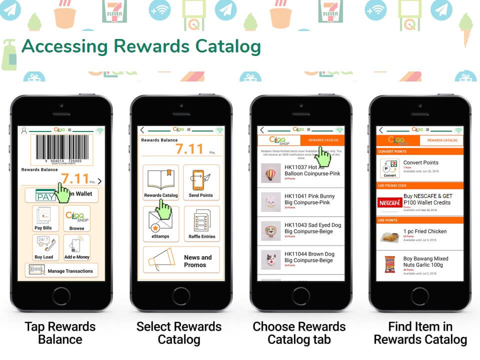 Accessing Rewards Catalog