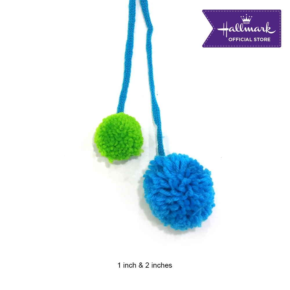 pompoms blue 1