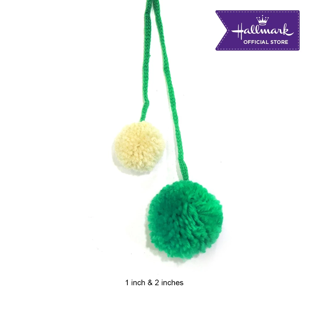 pompoms green 1