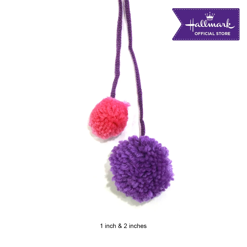 pompoms purple 1