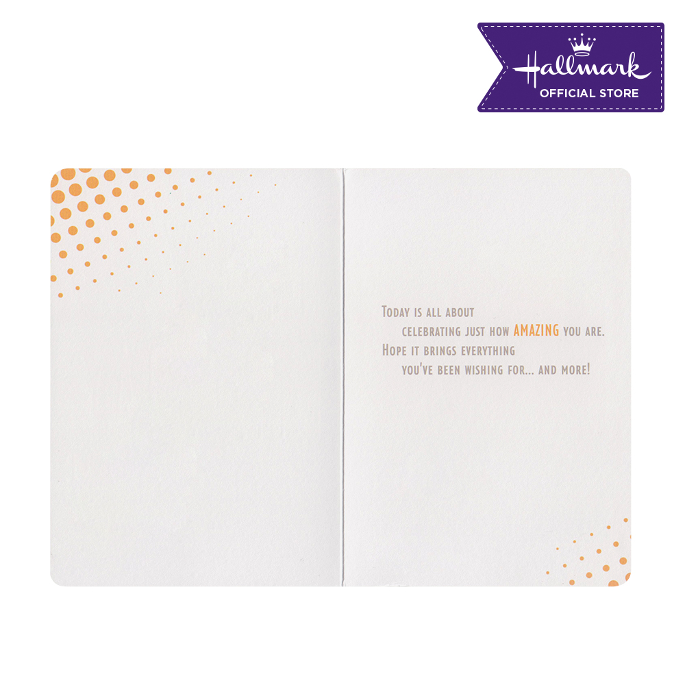 Hallmark Greeting Card - Silver Gold